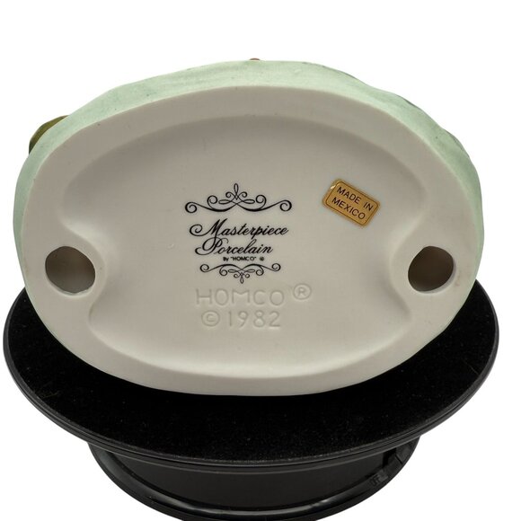 Vtg Homco Masterpiece Porcelain Ducklings Lilypad Signed by Mizuno 1982 Easter S - Picture 10 of 11